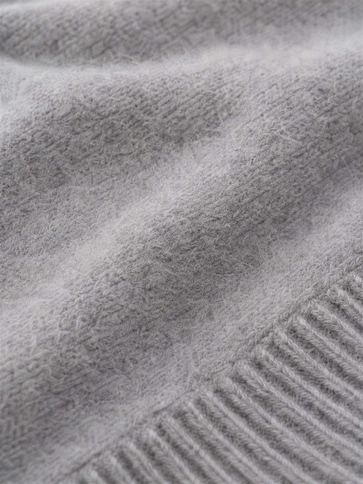 Women's Brushed Cashmere Shrunken V-Neck Sweater