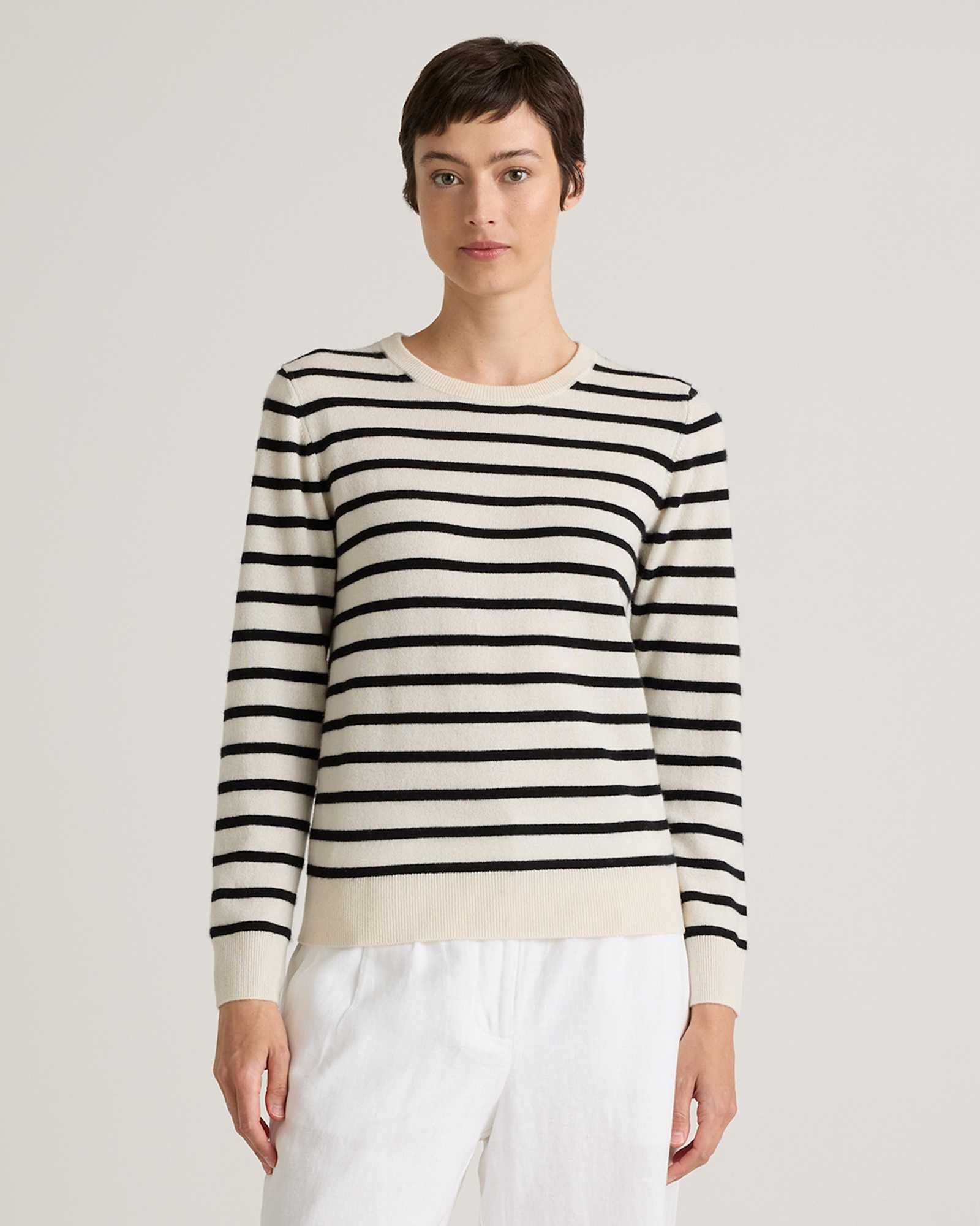 Ivory-black Stripe