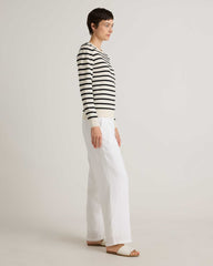 Ivory-black Stripe