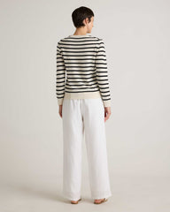 Ivory-black Stripe