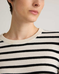 Ivory-black Stripe