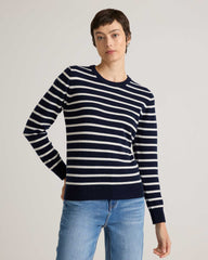 Navy-ivory Stripe